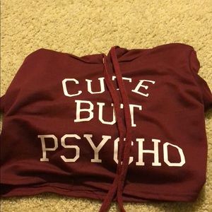 Cropped hoodie